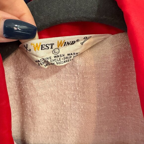 Vintage 80s Jacket Coat L United States Marine Corps Veteran Foreign Wars Red - Picture 4 of 10